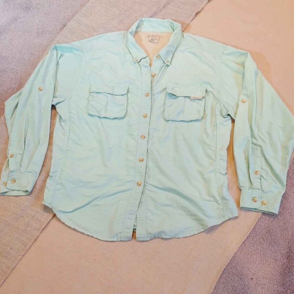 Exofficio Vented Outdoor Button-Up Shirt - Mint Color
